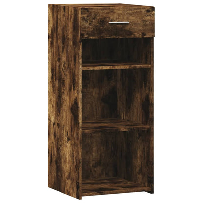 vidaXL Sideboard Smoked Oak 40x42,5x93 cm Engineered Wood