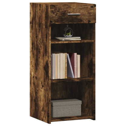vidaXL Sideboard Smoked Oak 40x42,5x93 cm Engineered Wood