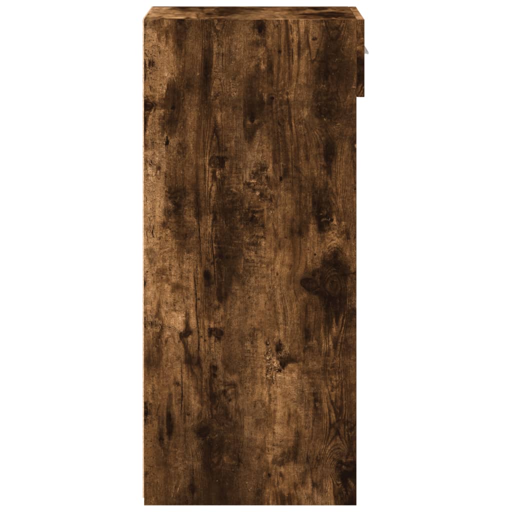 vidaXL Sideboard Smoked Oak 40x42,5x93 cm Engineered Wood