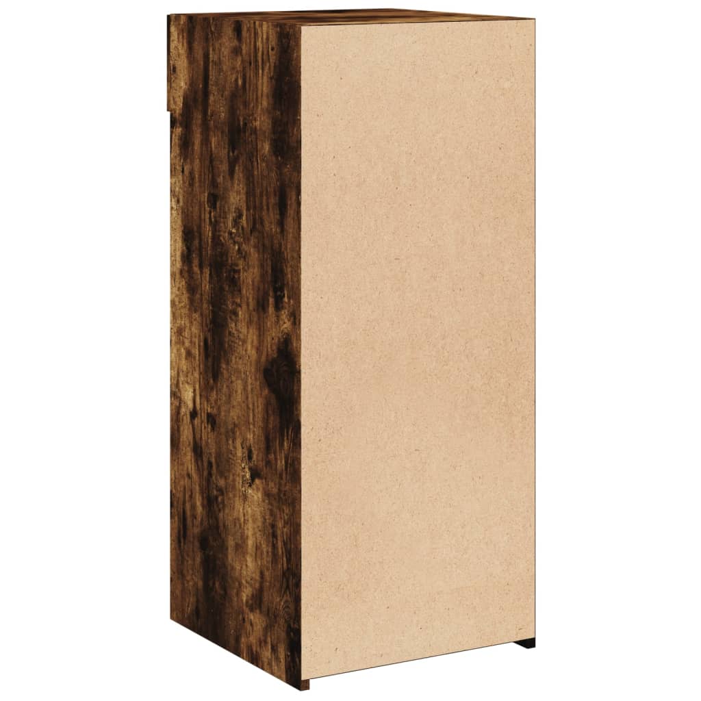 vidaXL Sideboard Smoked Oak 40x42,5x93 cm Engineered Wood