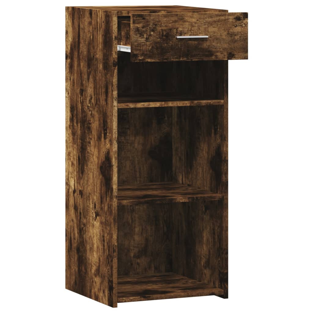 vidaXL Sideboard Smoked Oak 40x42,5x93 cm Engineered Wood