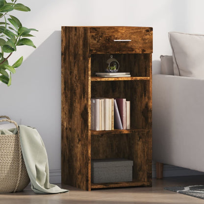 vidaXL Sideboard Smoked Oak 40x42,5x93 cm Engineered Wood