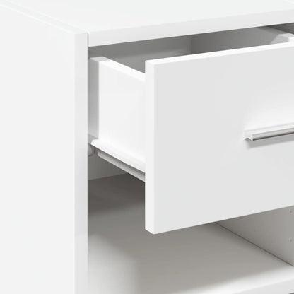 vidaXL Sideboard White 45x42,5x93 cm Engineered Wood