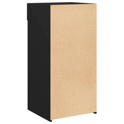 vidaXL Sideboard Black 45x42,5x93 cm Engineered Wood