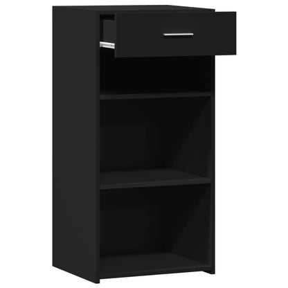 vidaXL Sideboard Black 45x42,5x93 cm Engineered Wood