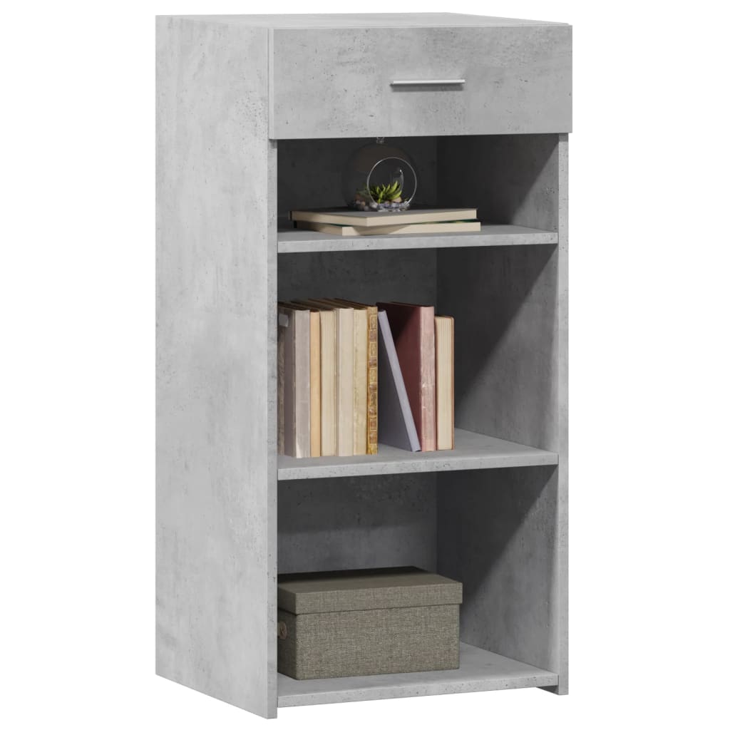 vidaXL Sideboard Concrete Grey 45x42,5x93 cm Engineered Wood