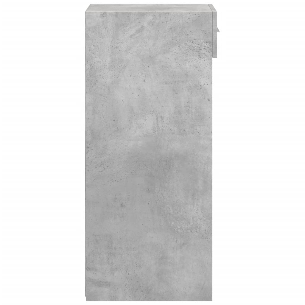 vidaXL Sideboard Concrete Grey 45x42,5x93 cm Engineered Wood
