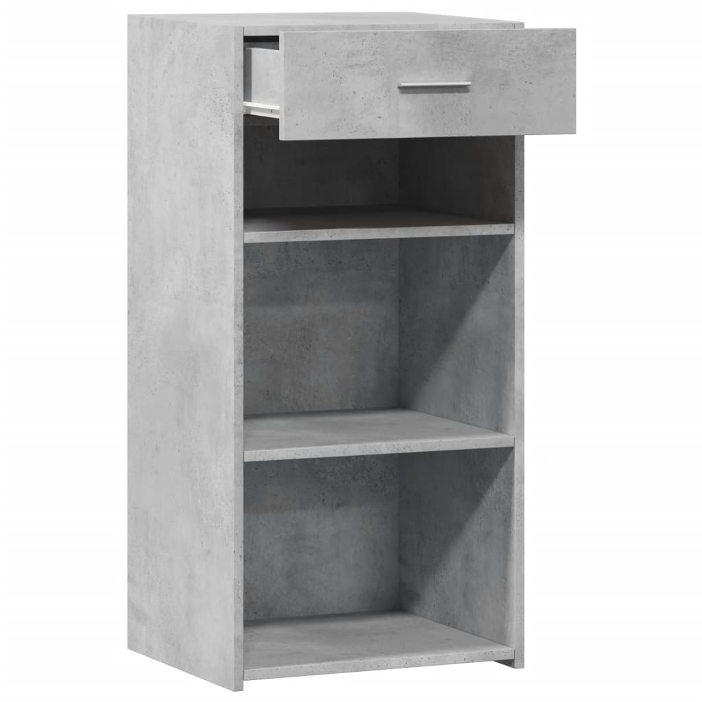 vidaXL Sideboard Concrete Grey 45x42,5x93 cm Engineered Wood