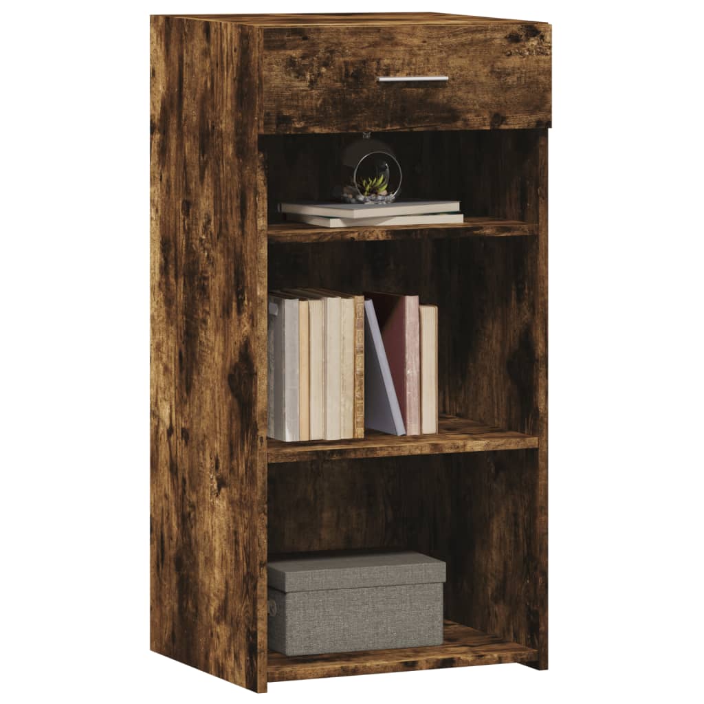 vidaXL Sideboard Smoked Oak 45x42,5x93 cm Engineered Wood