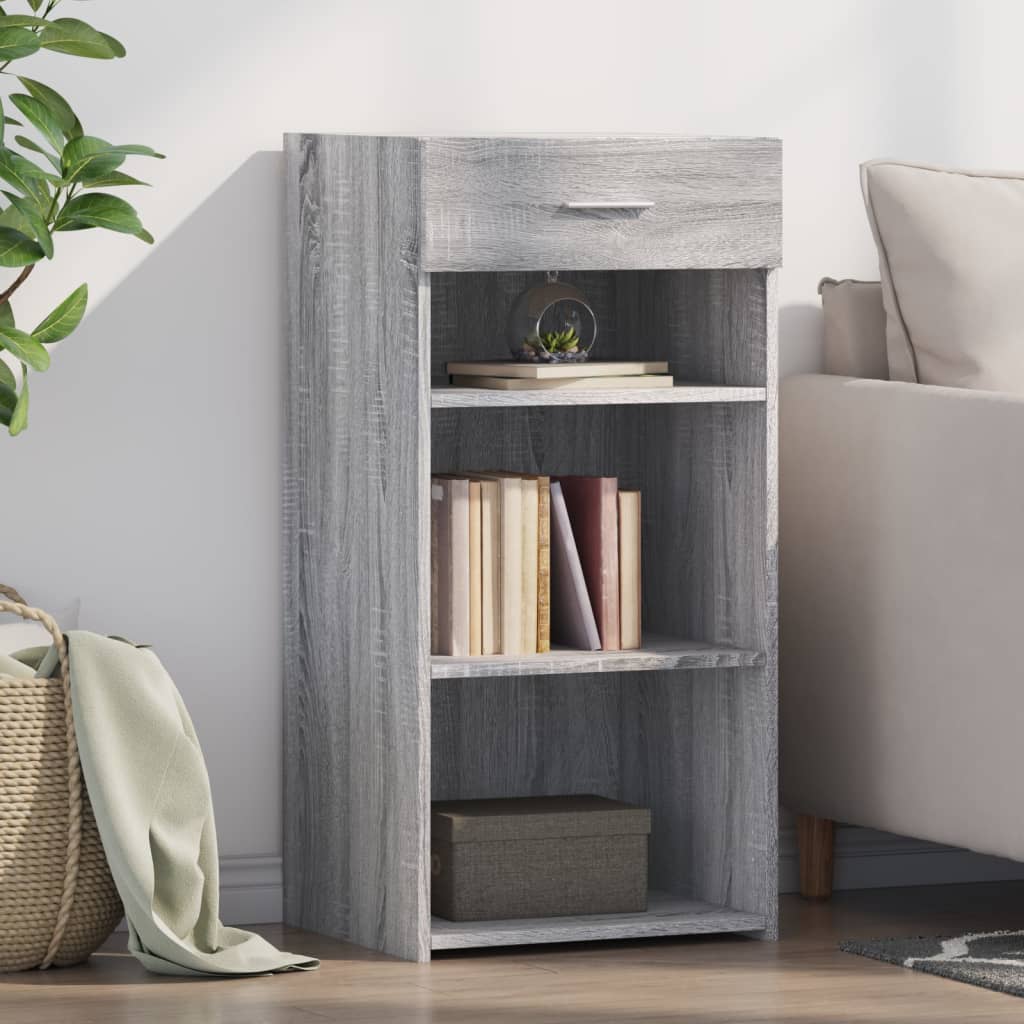 vidaXL Sideboard Grey Sonoma 45x42,5x93 cm Engineered Wood