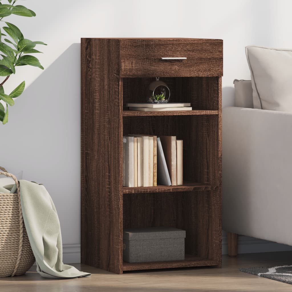 vidaXL Sideboard Brown Oak 45x42,5x93 cm Engineered Wood