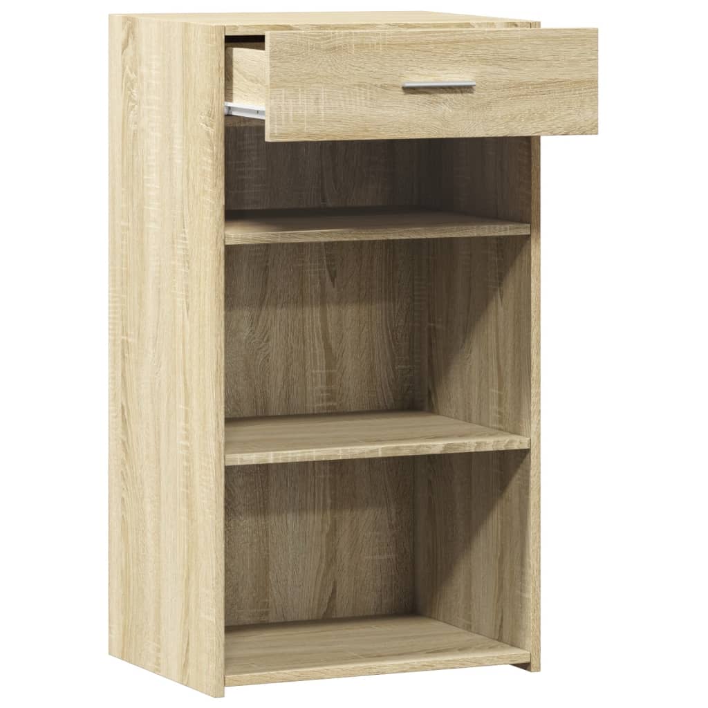 vidaXL Sideboard Sonoma Oak 50x42,5x93 cm Engineered Wood