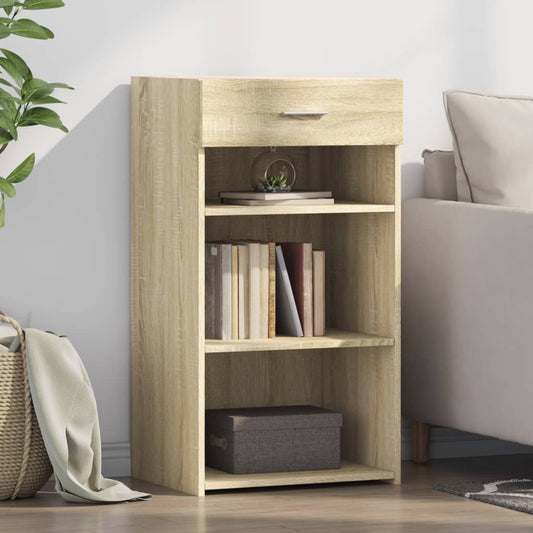 vidaXL Sideboard Sonoma Oak 50x42,5x93 cm Engineered Wood