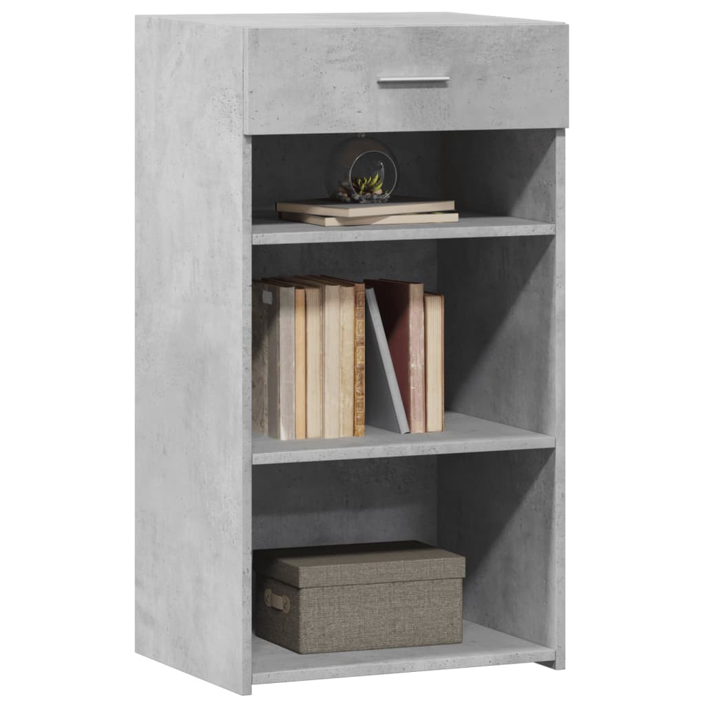 vidaXL Sideboard Concrete Grey 50x42,5x93 cm Engineered Wood