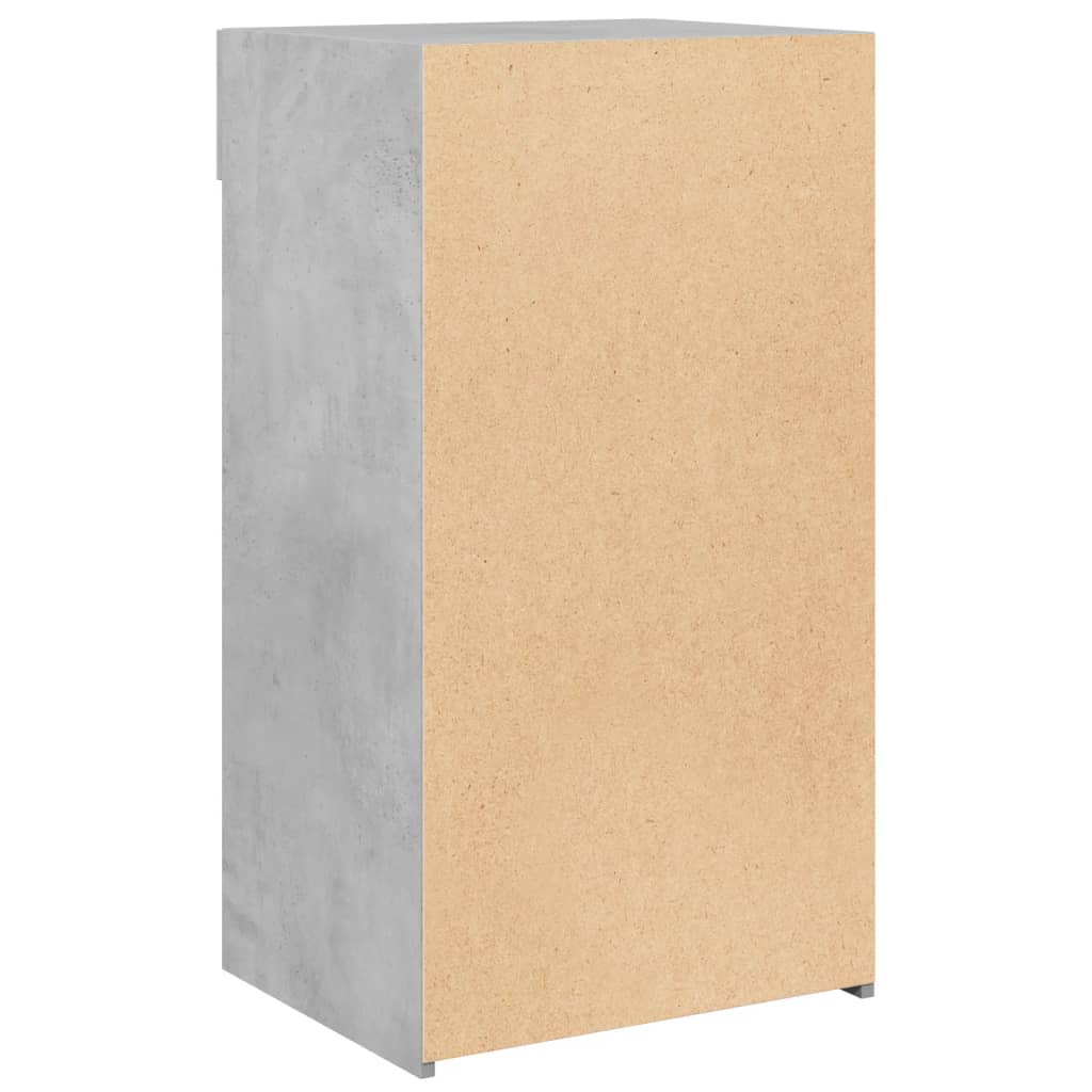 vidaXL Sideboard Concrete Grey 50x42,5x93 cm Engineered Wood