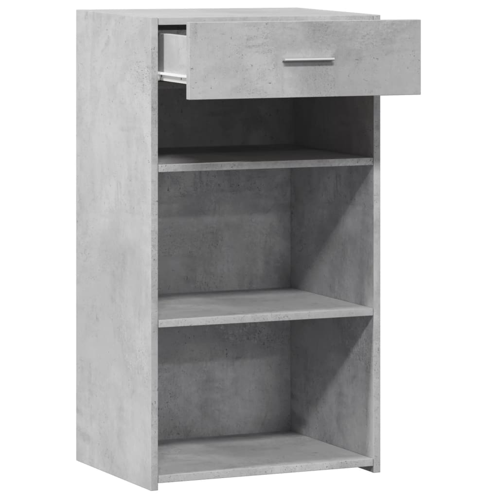 vidaXL Sideboard Concrete Grey 50x42,5x93 cm Engineered Wood