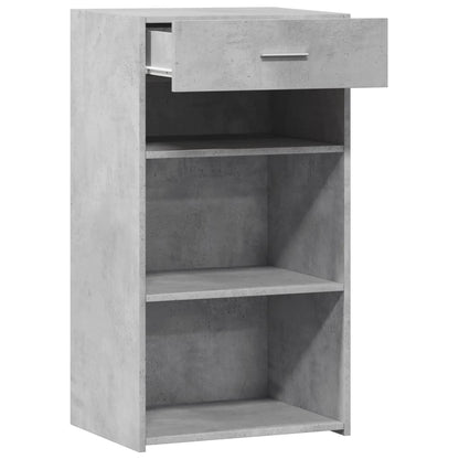 vidaXL Sideboard Concrete Grey 50x42,5x93 cm Engineered Wood