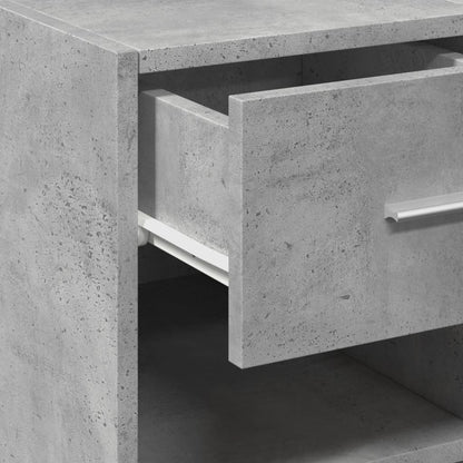 vidaXL Sideboard Concrete Grey 50x42,5x93 cm Engineered Wood