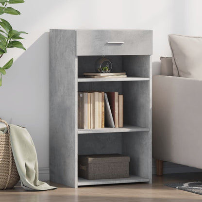 vidaXL Sideboard Concrete Grey 50x42,5x93 cm Engineered Wood