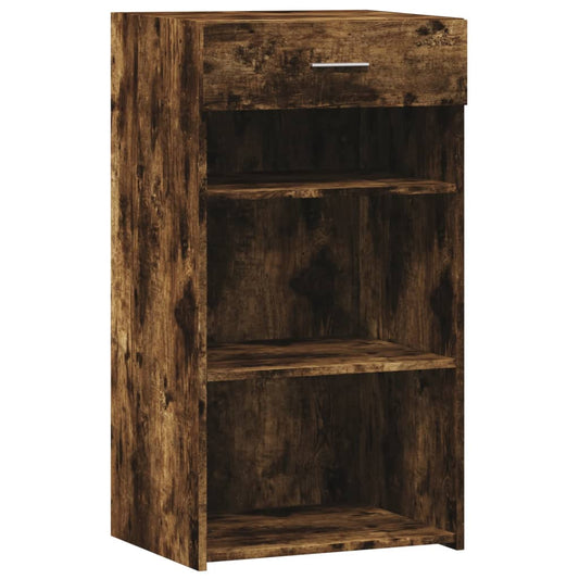 vidaXL Sideboard Smoked Oak 50x42,5x93 cm Engineered Wood