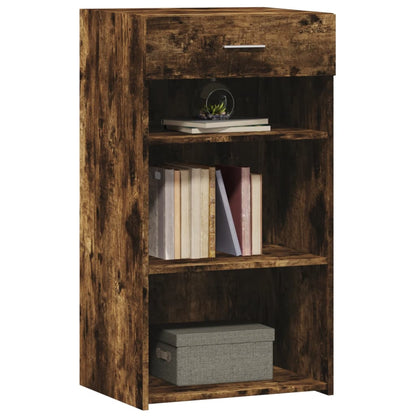 vidaXL Sideboard Smoked Oak 50x42,5x93 cm Engineered Wood