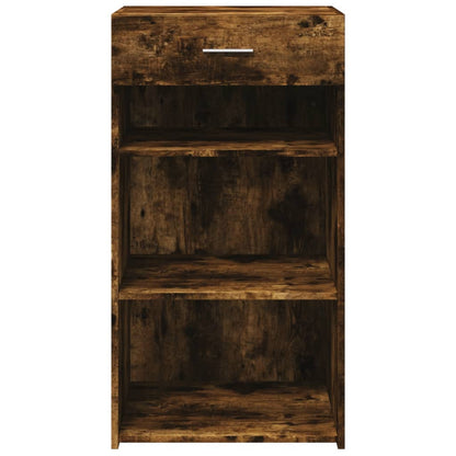 vidaXL Sideboard Smoked Oak 50x42,5x93 cm Engineered Wood