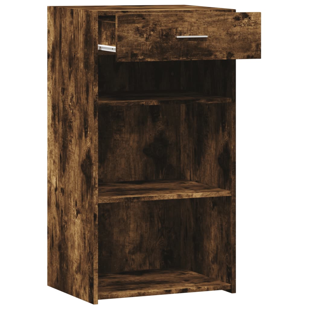 vidaXL Sideboard Smoked Oak 50x42,5x93 cm Engineered Wood