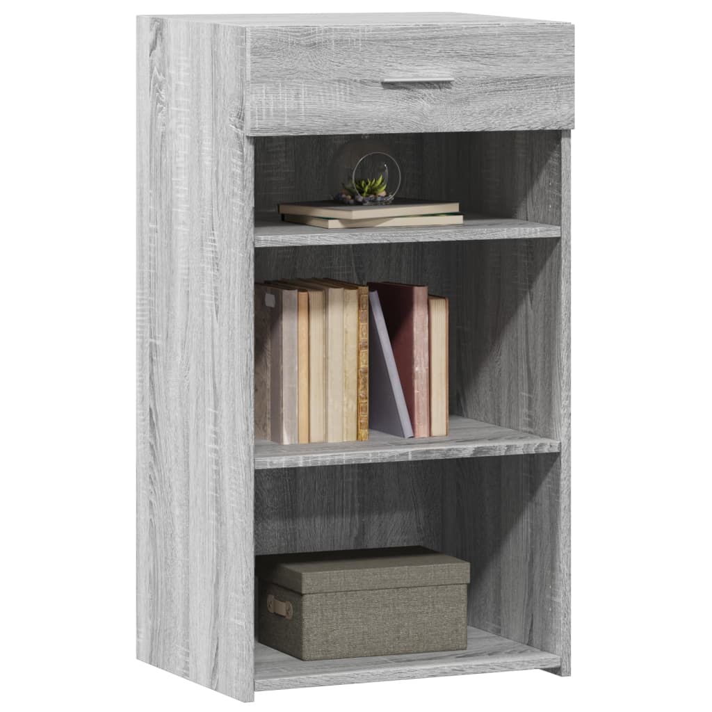 vidaXL Sideboard Grey Sonoma 50x42,5x93 cm Engineered Wood