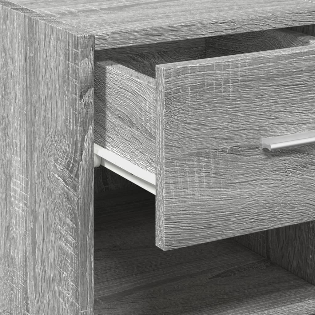 vidaXL Sideboard Grey Sonoma 50x42,5x93 cm Engineered Wood