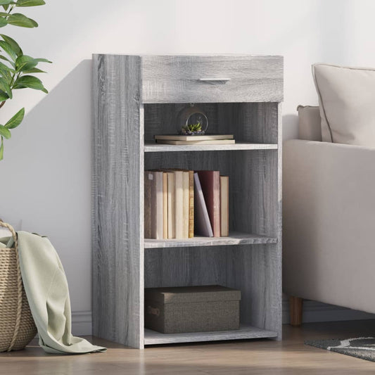 vidaXL Sideboard Grey Sonoma 50x42,5x93 cm Engineered Wood
