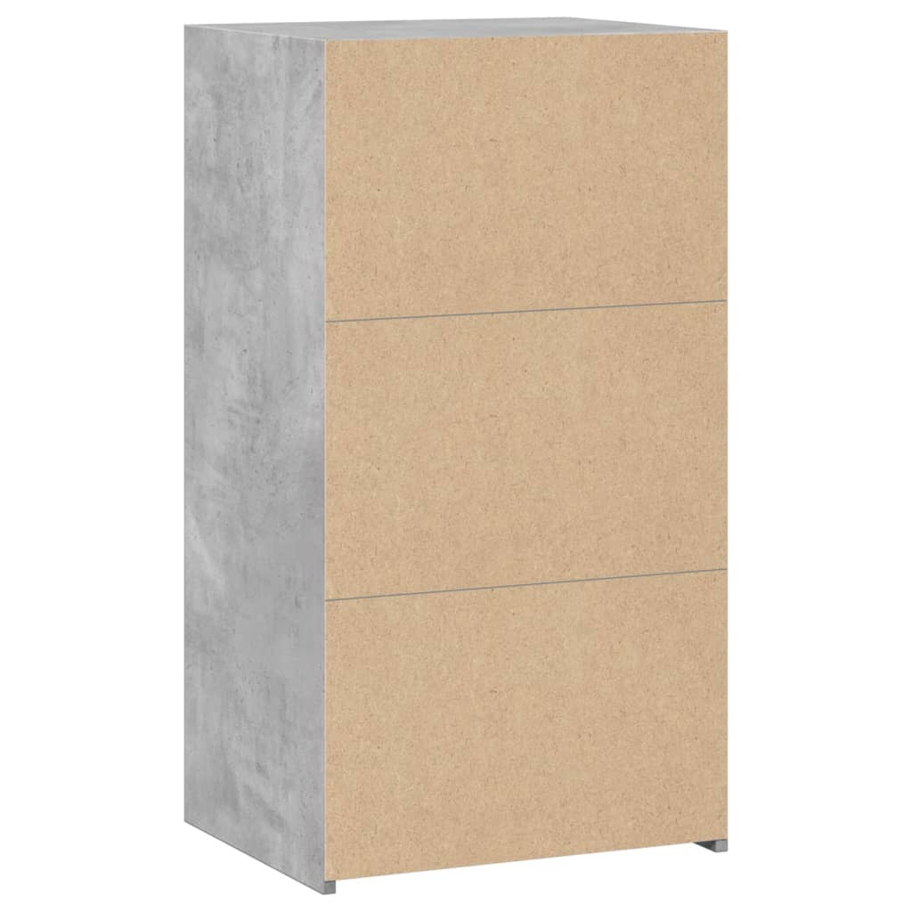 vidaXL Sideboard Concrete Grey 50x41x93 cm Engineered Wood