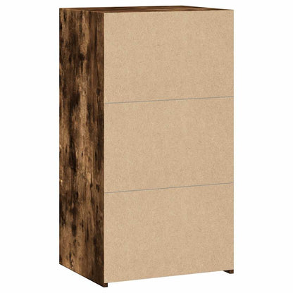 vidaXL Sideboard Smoked Oak 50x41x93 cm Engineered Wood