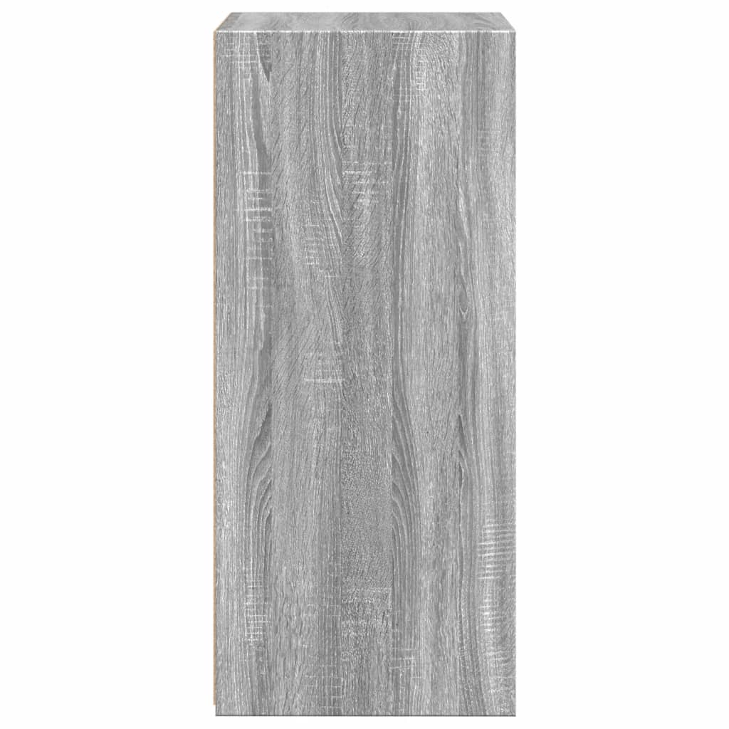 vidaXL Sideboard Grey Sonoma 50x41x93 cm Engineered Wood