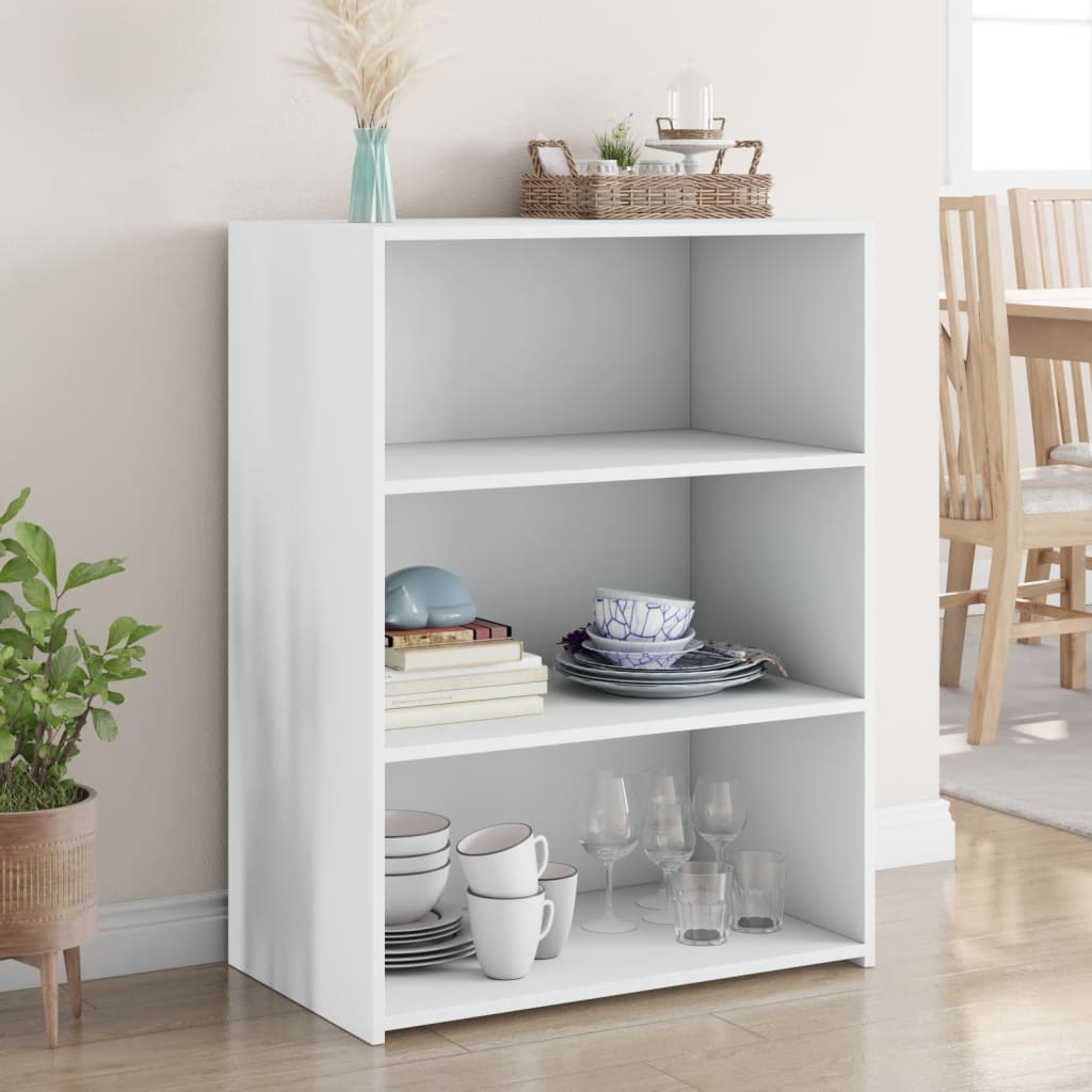 vidaXL Sideboard White 70x41x93 cm Engineered Wood