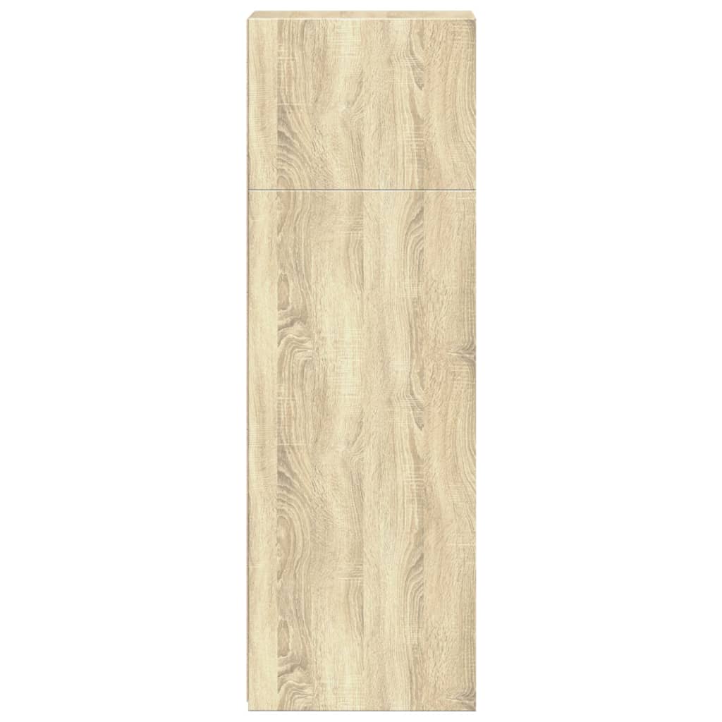 vidaXL Highboard Sonoma Oak 30x41x124 cm Engineered Wood