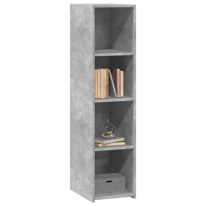 vidaXL Highboard Concrete Grey 30x41x124 cm Engineered Wood