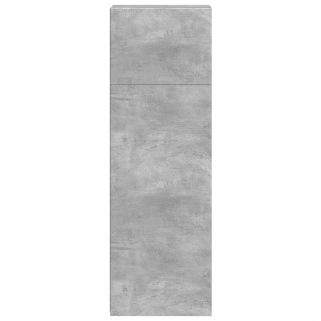 vidaXL Highboard Concrete Grey 30x41x124 cm Engineered Wood