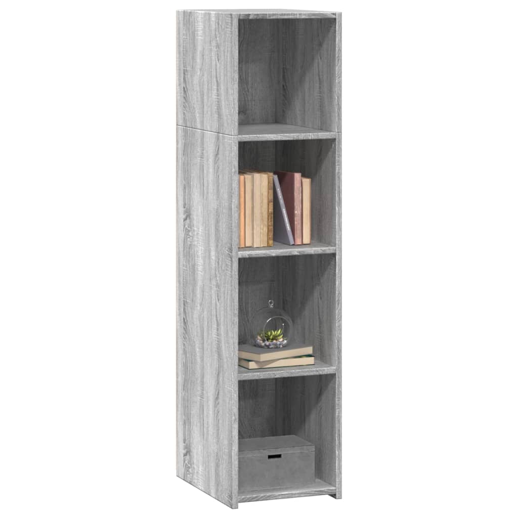 vidaXL Highboard Grey Sonoma 30x41x124 cm Engineered Wood