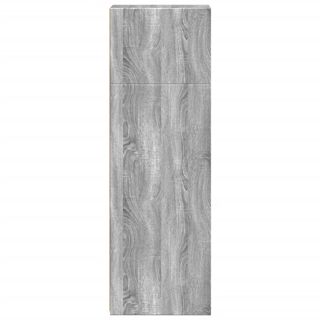 vidaXL Highboard Grey Sonoma 30x41x124 cm Engineered Wood