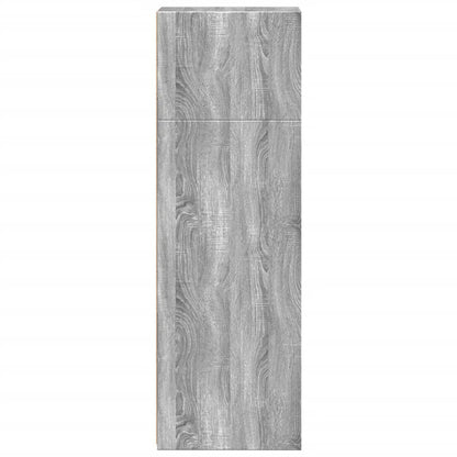 vidaXL Highboard Grey Sonoma 30x41x124 cm Engineered Wood