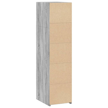 vidaXL Highboard Grey Sonoma 30x41x124 cm Engineered Wood
