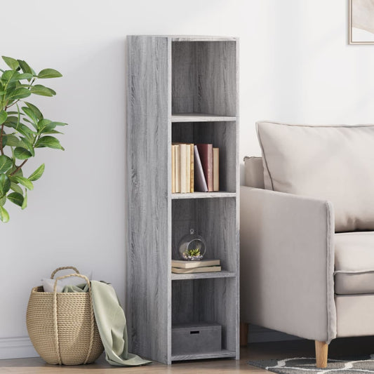 vidaXL Highboard Grey Sonoma 30x41x124 cm Engineered Wood