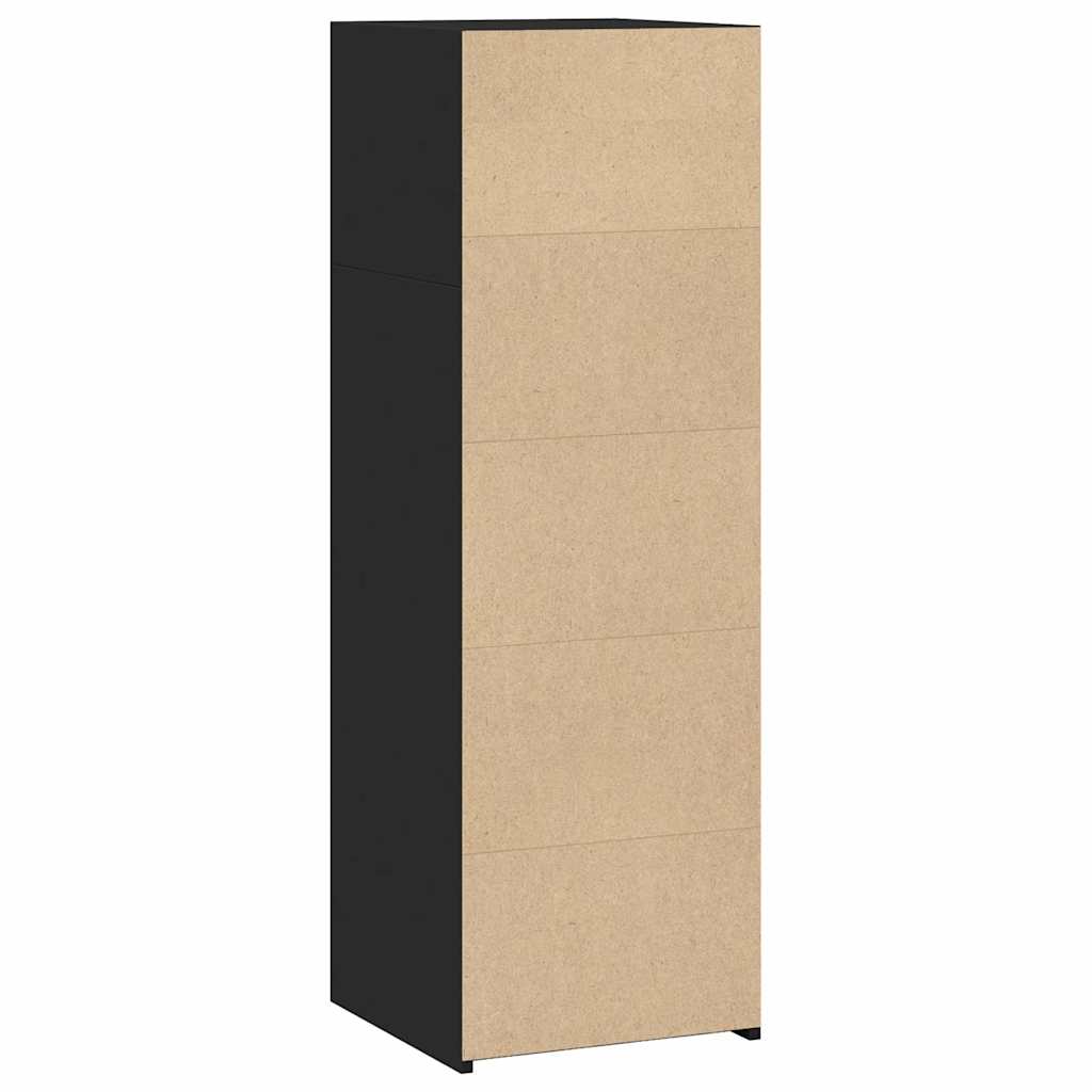 vidaXL Highboard Black 40x41x124 cm Engineered Wood