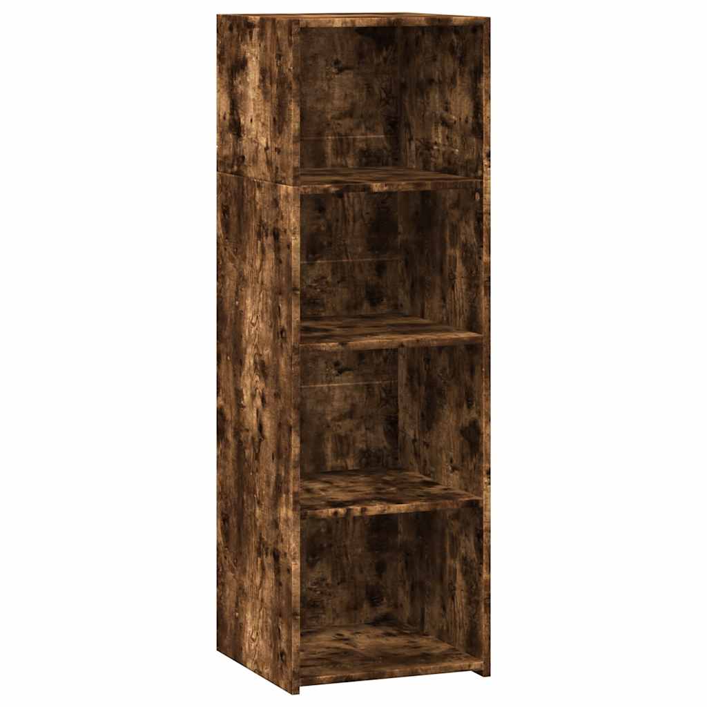 vidaXL Highboard Smoked Oak 40x41x124 cm Engineered Wood