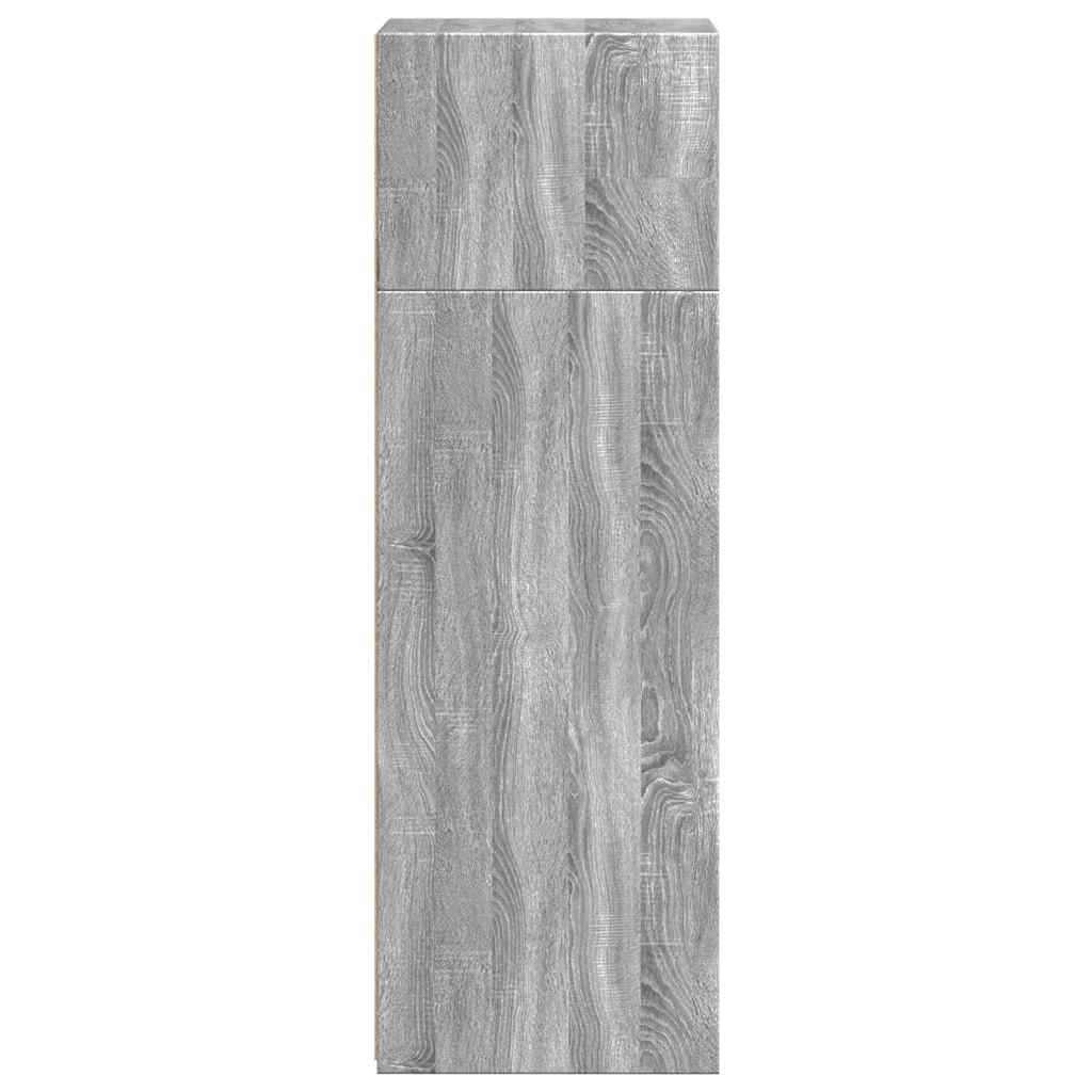 vidaXL Highboard Grey Sonoma 40x41x124 cm Engineered Wood