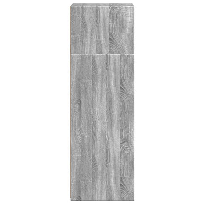 vidaXL Highboard Grey Sonoma 40x41x124 cm Engineered Wood