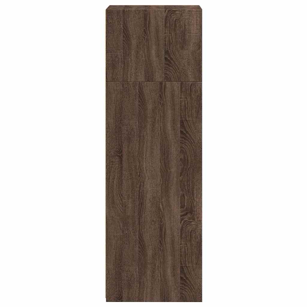 vidaXL Highboard Brown Oak 40x41x124 cm Engineered Wood