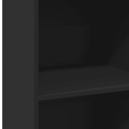 vidaXL Highboard Black 45x41x124 cm Engineered Wood