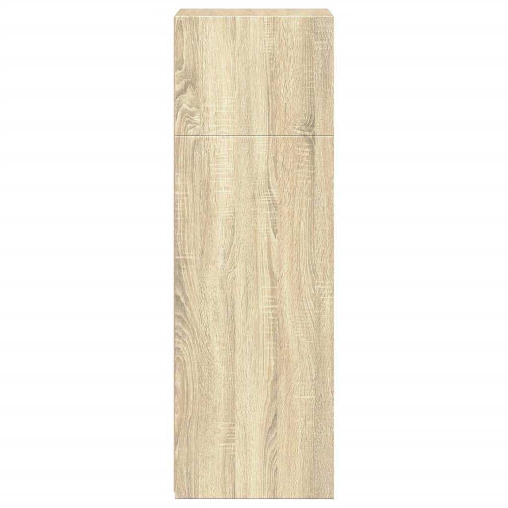 vidaXL Highboard Sonoma Oak 45x41x124 cm Engineered Wood