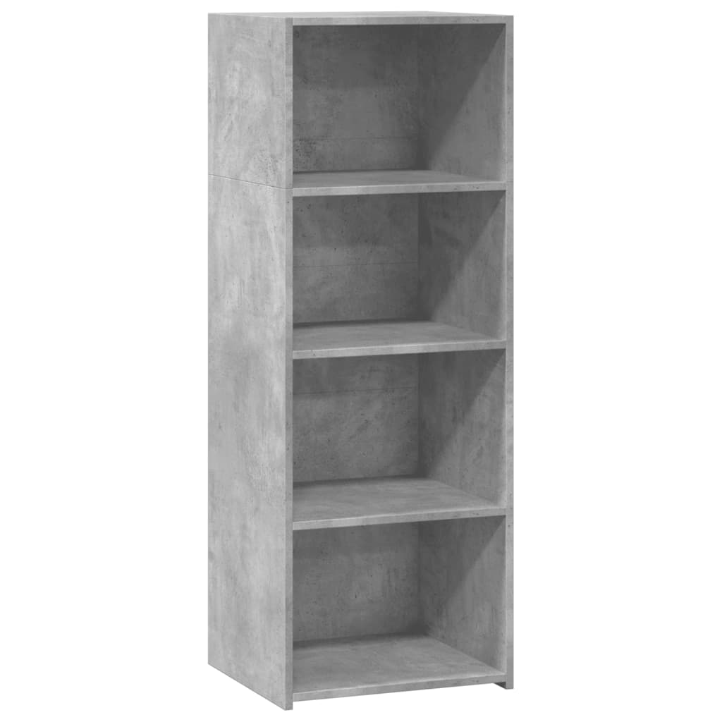 vidaXL Highboard Concrete Grey 45x41x124 cm Engineered Wood